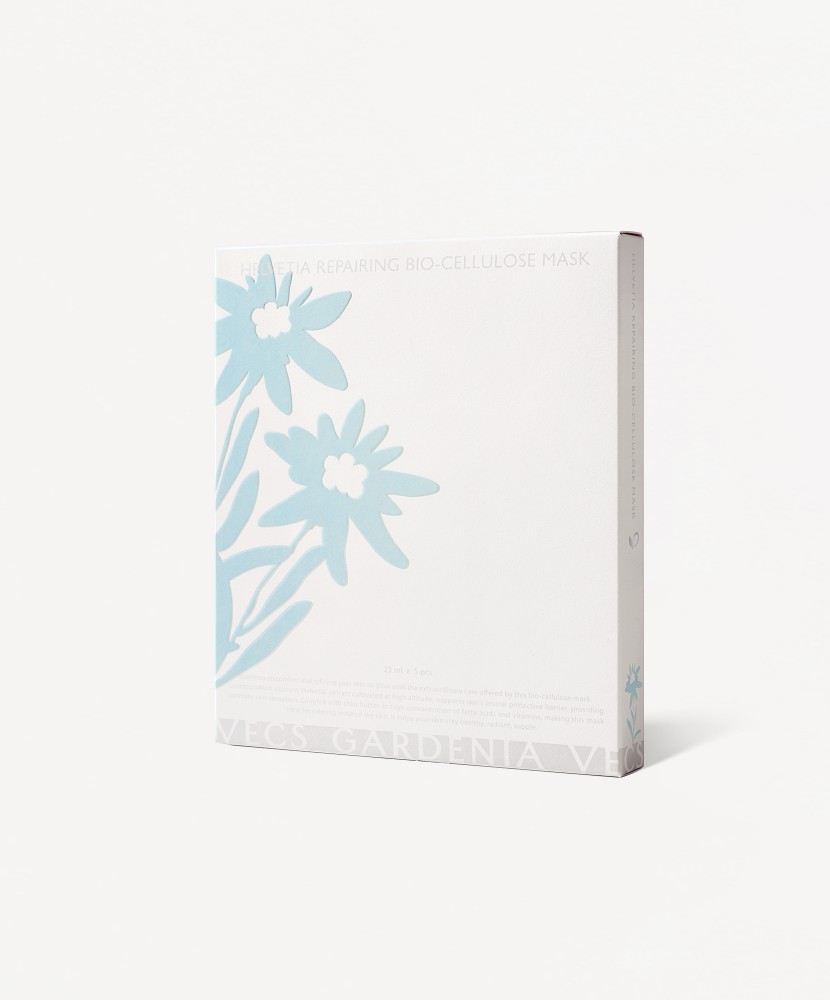 雪絨花舒緩修復生物纖維面膜5片裝