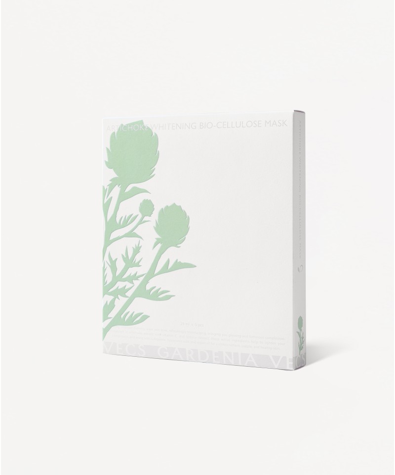 朝鮮薊亮白生物纖維面膜 5片裝